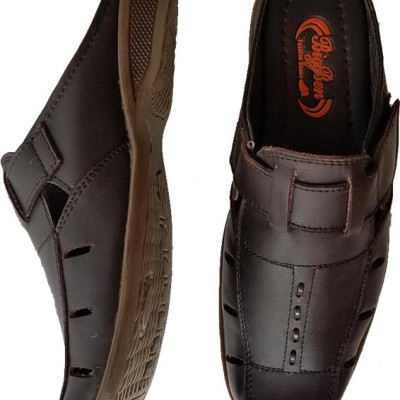 Dép SaBo Nam BIGGBEN Da Bò Thật Cao Cấp SB19