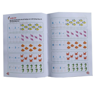 Sách - Bé học toán (Hành trang cho bé tự tin vào lớp 1)