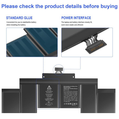 Pin Tương Thích Cho Macbook Pro Retina 15 Inch A1398 ( 2013-2014 ) TEEEMO PC Hàng Nhập Khẩu New Seal