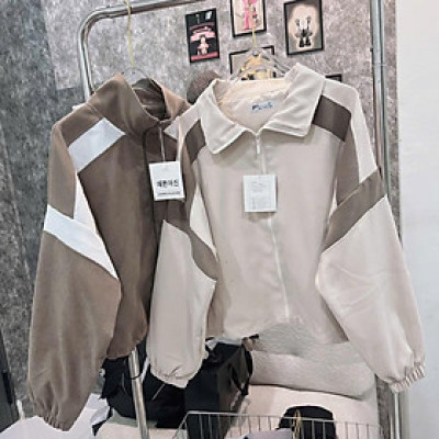 [LZ] Áo khoác da lộn phối dây rút cực chuẩn bao chất-A2200