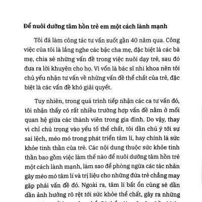Mẹ Là Nền Tảng Tâm Hồn Của Trẻ