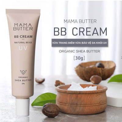 Kem nền BB chống nắng dưỡng ẩm - Mama Butter BB Cream Natural Beige