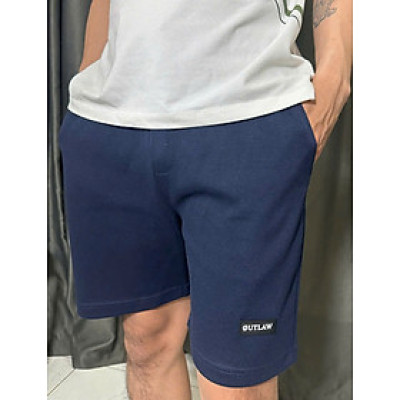 Quần ngố nam, quần short đùi thể thao nam vải thun cotton dệt sợi-OMAN QS81