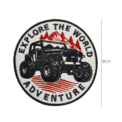 Patch xe địa hình Jeep_Off road_dã ngoại_phượt_dán quần áo _ba lô