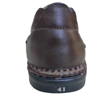 Giày Mọi Nam Da Bò Thật TiTi ĐÔ Cao Cấp GM2045d