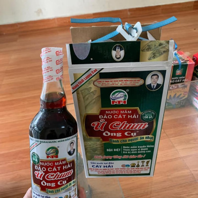 Nước mắm Ủ chum dành cho người ăn nhạt , dung tích 500ml/chai