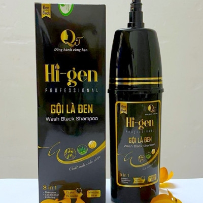 Dầu gội Phủ Bạc, Gội là đen Hi-gen Chai lược 250ml