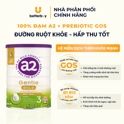 Sữa a2 Milk a2 Gentle Gold Số 3 Lon 800g