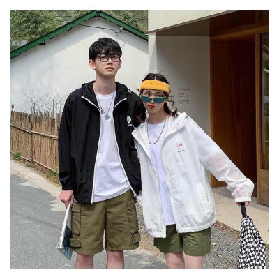 Áo khoác dù in hình Hoa Cúc 123SHOP dành cho cặp đôi cho nam cho nữ có mũ, jacket form rộng có 2 màu unisex ulzzang