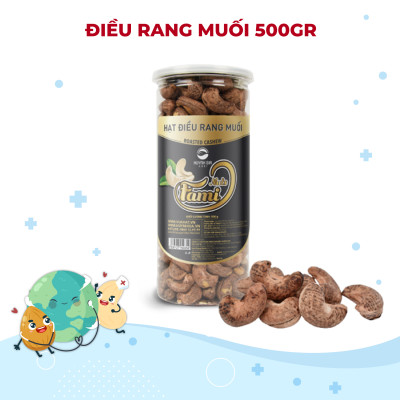 Hạt Điều Rang Muối Vỏ Lụa Fami (500g)