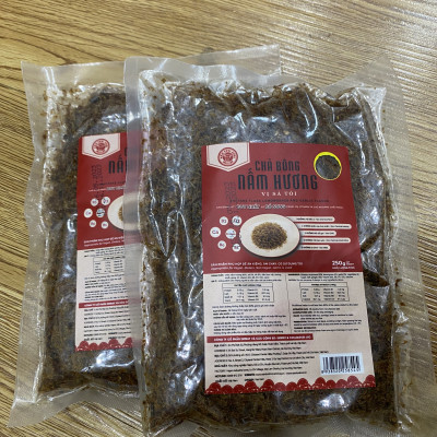 Chà Bông Nấm Hương Chay Vị Sả Tỏi Nấm Tươi Cười (Túi 250g)