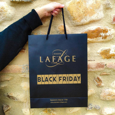 Rượu vang Organic Famille Lafage Narassa 2018 (Pháp) kèm túi hộp,đồ khui  