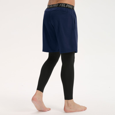 Quần đùi nam Yel Pro Men 2-in 1 đàn hồi có túi eo co giãn kiểu dáng thể thao