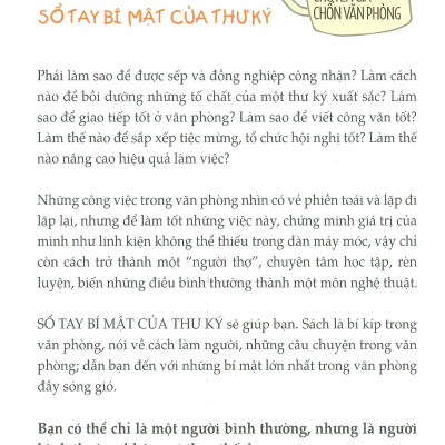 Sổ Tay Bí Mật Của Thư Ký - Vanlangbooks