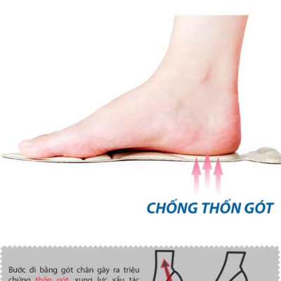 Miếng lót giày cao gót mũi nhọn cho giày bị rộng cao cấp, vải thoáng khí và êm chân- buybox - BBPK55