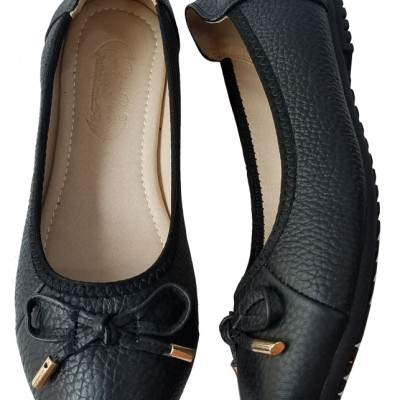 Giày Búp Bê Nữ Da Bò BIGGBEN Cao Cấp BB106