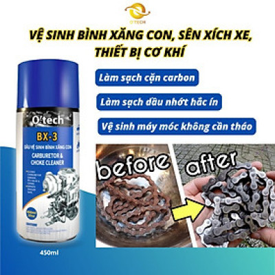 Bình xịt tẩy rửa dầu nhớt, vệ sinh bình xăng con O