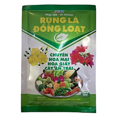 Phân vi lượng giúp Rụng lá - Ra hoa đồng loạt cho hoa Mai - hoa Giấy - Cây ăn trái 