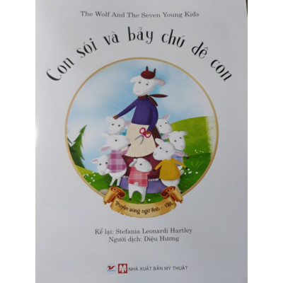 Sách - Truyện Song Ngữ Anh Việt - Con Sói Và Bảy Chú Dê Con - Tân Việt Books