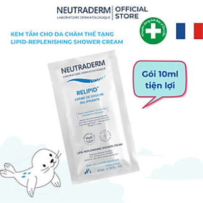 Gói 10ml - Kem Tắm Cho Da Chàm Ngứa, Viêm Da Cơ Địa NEUTRADERM Cho Cả Gia Đình