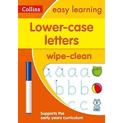 Wipe Clean - Lower Case Letters Ages 3-5