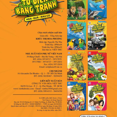 Từ Điển Bằng Tranh - Hoa, Quả, Rau Củ