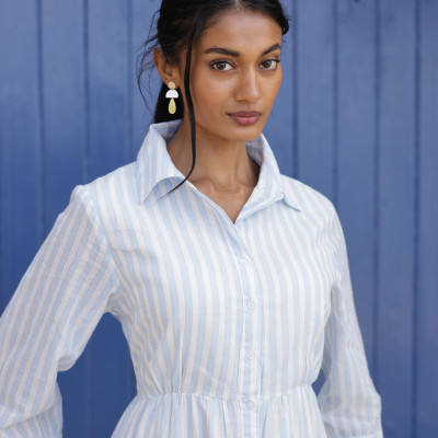 Maxi Sơ Mi Cotton Cao Cấp Luna Llena